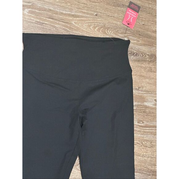 Yummie Tummie gray black cotton wow leggings shape wear 2pk L - Picture 4 of 10